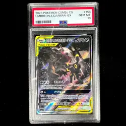PSA 10 Umbreon&Darkrai GX CSM2cC-158 SR Pokemon S-Chinese TCG Card Sun & Moon - Image 4