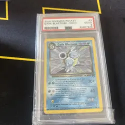 2000 Pokemon Team Rocket - Dark Blastoise Holo #3 - PSA 2- Vintage WOTC - Image 2