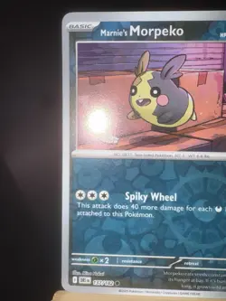 MARNIE’S MORPEKO - 137/182 Destined Rivals NM Reverse Holo Common - Pokemon TCG - Image 5