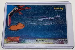 1999 Topps Pokemon First Movie Mewtwo Strikes Back - Farewell #39 Black Logo - Image 1