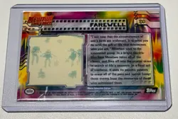 1999 Topps Pokemon First Movie Mewtwo Strikes Back - Farewell #39 Black Logo - Image 2