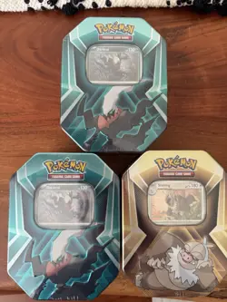 Pokemon TCG Triple Whammy Tins Set Collector Tins (Set of 3) Factory Sealed. - Image 1