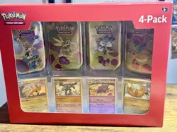 Pokemon Scarlet & Violet Mini Tins 151 4 Pack SEALED Sams Club - Image 1
