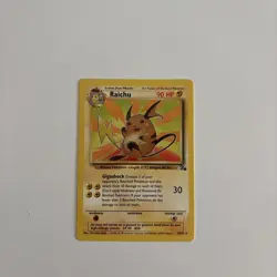 Pokemon TCG Raichu Card 29/62 Fossil Rare Non-Holo WOTC, Near Mint Gem Condition - Image 1