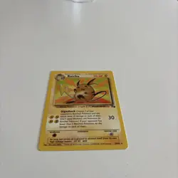 Pokemon TCG Raichu Card 29/62 Fossil Rare Non-Holo WOTC, Near Mint Gem Condition - Image 2