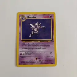 Pokemon TCG Fossil Set Haunter 21/62 Non-Holo Rare Card 1999 Near Mint - Image 2