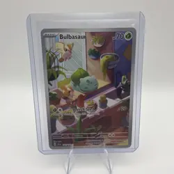 2024 Pokemon BULBASAUR #143/142 Stellar Crown SCR EN Illustration Rare Holo - Image 1