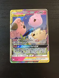 Pokemon Togepi & Cleffa & Igglypuff GX Cosmic Eclipse 143/236 NM - Image 1