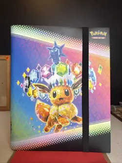 Pokemon Prismatic Evolutions Eevee Binder Collection ***BINDER ONLY*** NEW 2025 - Image 1