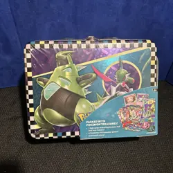 Pokemon TCG 2024 Collector Treasure Chest Lunch Box Sealed Scarlet & Violet - Image 1