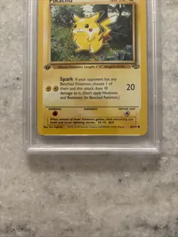1999 Pokemon Jungle First 1st Edition Pikachu #60 PSA 8 - Image 3