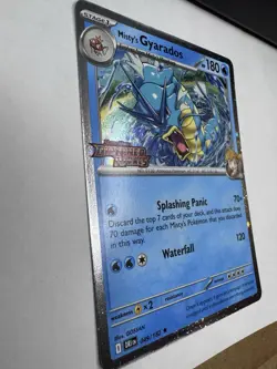 Pokemon Misty's Gyarados 049/182 Pre Release STAMPED Promo Destined Rivals NM - Image 2