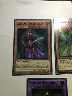 YUGIOH LEGENDARY KNIGHT SET + LEGEND OF HEART 1ST ED - Image 2