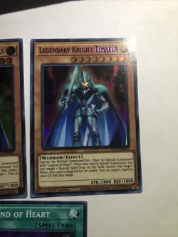 YUGIOH LEGENDARY KNIGHT SET + LEGEND OF HEART 1ST ED - Image 4