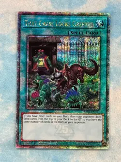 YUGIOH THAT GRASS LOOKS GREENER QUARTER CENTURY SECRET RARE NM RA03-EN063 - Image 1