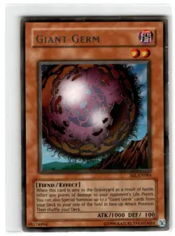 Yu-Gi-Oh! Giant Germ Rare SRL-EN085 Heavily Played Unlimited - Image 1