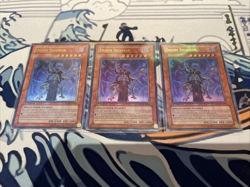Yugioh Doom Shaman Ultimate Rare TAEV-EN025 x3 Near Mint 1st Edition - Image 1