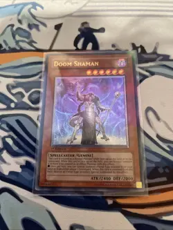 Yugioh Doom Shaman Ultimate Rare TAEV-EN025 x3 Near Mint 1st Edition - Image 3
