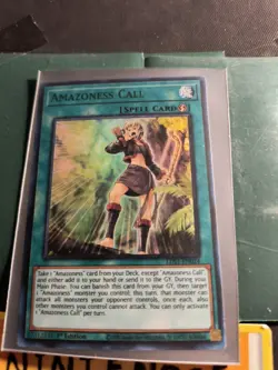 Amazoness Call (Green) - 1st - LDS1-EN024 - NM - Ultra Rare Yu-Gi-Oh! - Image 1