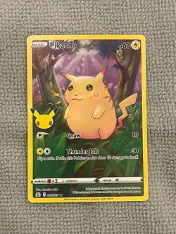 Pokemon TCG Celebrations Pikachu Holo Rare Card 005/025 NM/Mint Condition - Image 1