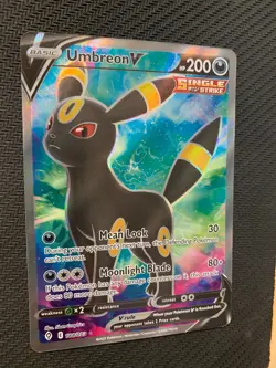 Umbreon V 188/203 Full Art Pokemon Card - Sw&Sh Evolving Skies set - NM - Image 2