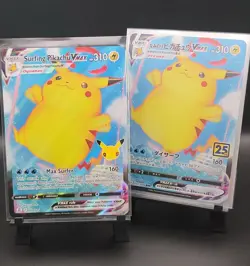 Lot Of 9 25th Anniversary Pikachu Cards- English And Japanese - Image 2