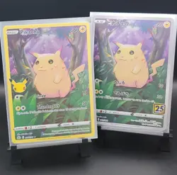 Lot Of 9 25th Anniversary Pikachu Cards- English And Japanese - Image 3