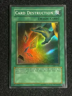 Yugioh Card Destruction Starter Deck Yugi SDY-042 Faded Misprint - Image 1