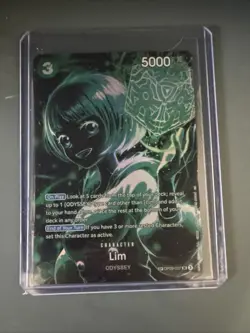 One Piece Card Lim SP Alternative Art OP09-037 SR Legacy of the Master English - Image 1
