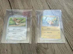 Pokemon Together (French) 2023 Pokepost 151 Eevee & Pikachu Sealed Promo Cards - Image 1