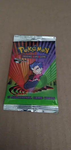 Unopened Pack Of Gym Challenge Booster Pokemon Cards - Image 1