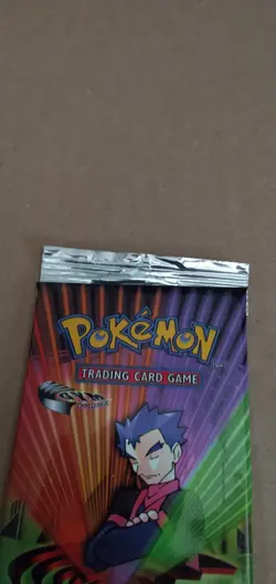 Unopened Pack Of Gym Challenge Booster Pokemon Cards - Image 3