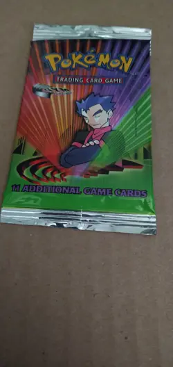 Unopened Pack Of Gym Challenge Booster Pokemon Cards - Image 4