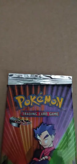 Unopened Pack Of Gym Challenge Booster Pokemon Cards - Image 5