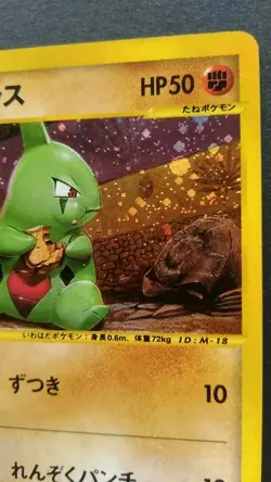 Larvitar Pokemon Card Japanese Nintendo Rare McDonald's 018/018 e Series Holo - Image 5