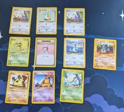 10 Pokemon Card Lot Legendary Collection WOTC Pokemon Trading Card Game Vintage - Image 2