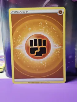 Pokemon ENERGY Orange FIGHTING Card 2022 Pokemon MINT - Image 1