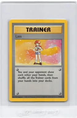 LASS 75/102 - Rare - 4TH PRINT 1999-2000 - WOTC Pokemon Card - BASE SET - NM/LP - Image 1