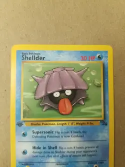 Shellder 54/62 - 1st Edition - Fossil SET - VINTAGE WOTC Pokemon Card - LP - Image 2