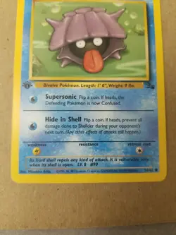 Shellder 54/62 - 1st Edition - Fossil SET - VINTAGE WOTC Pokemon Card - LP - Image 3