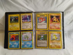 Pokemon 81 Cards with Binder Collection Vintage LOT 90's 90s Y2K Estate Item - Image 5