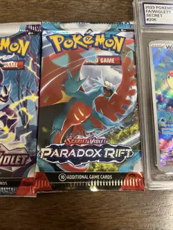 Pokemon Lot #3 Sealed Packs And A Graded Card - Image 3