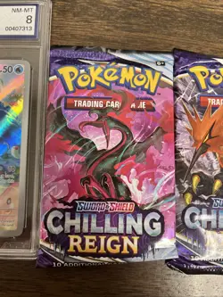 Pokemon Lot #3 Sealed Packs And A Graded Card - Image 5