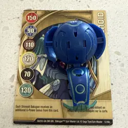 Bakugan Battle Brawlers Aquos Sirenoid B2 460g Classic Rare w/card - Image 3