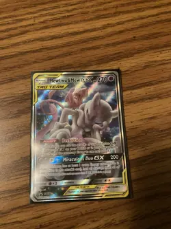Pokemon Mewtwo & Mew GX Tag Team Promo Full Art Card SM191 - Image 1