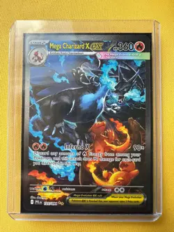Mega Charizard X EX SIR English 125/094 Phantasmal Flames Mint Card - Image 1