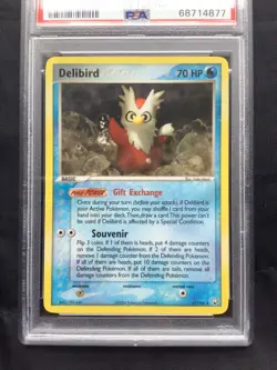 Pokemon Cards: EX Team Rocket Returns Rare: Delibird 21/109: PSA 9 - Image 2
