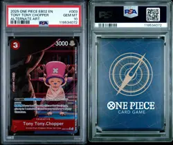 PSA 10 Tony Tony Chopper EB02-003 2025 ONE PIECE Card - Image 3