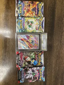 Pokemon Lot #2 Sealed Packs And A Graded Card - Image 1