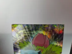 Pokemon TV Topps Bulbasaur #01 Regular Foil & Ivysaur #02 Rainbow Foil Cards - Image 3